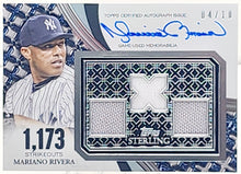将图片加载到图库查看器,2023 Topps Sterling Mariano Rivera Yankees Strikeout On Card Auto Patch /10