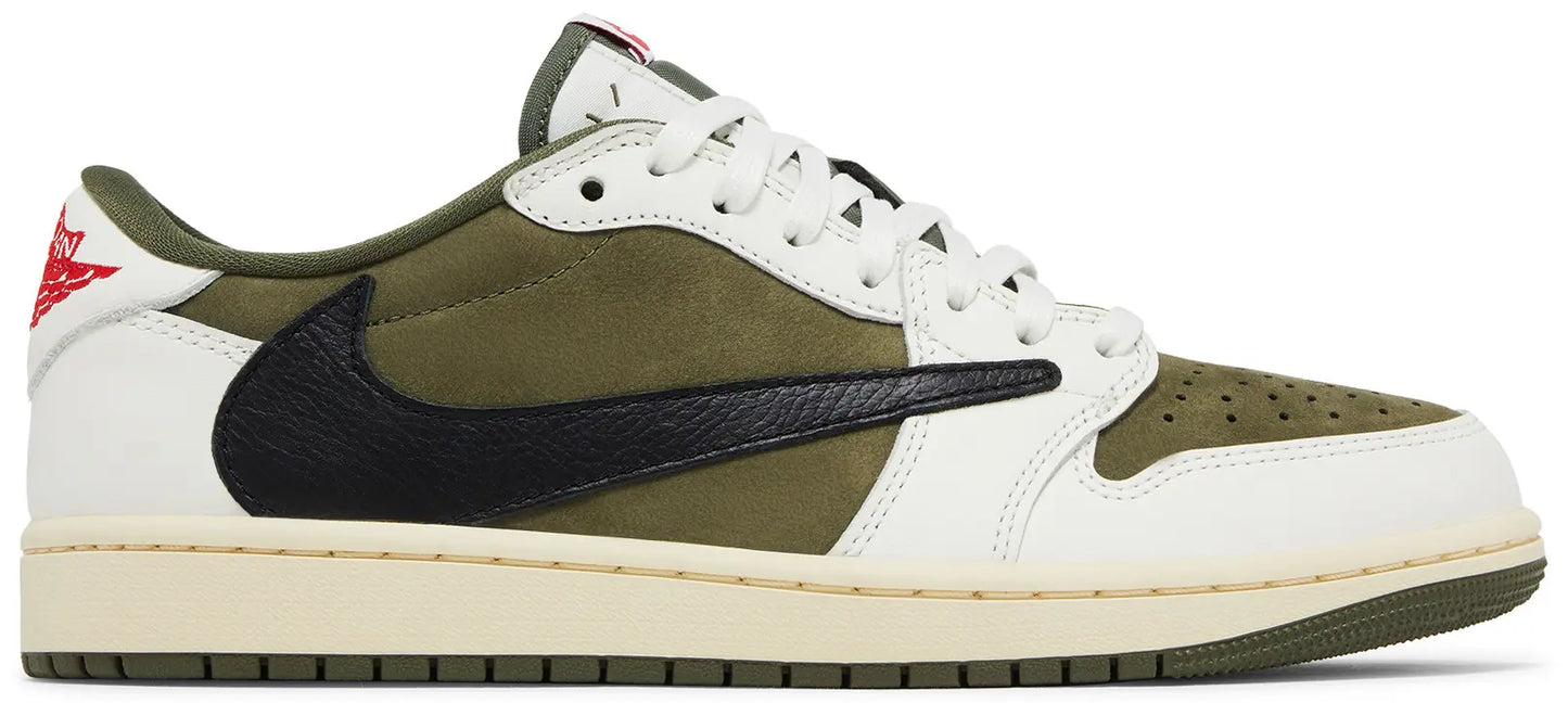 Travis Scott x Air Jordan 1 Retro Low OG SP 'Reverse Olive / Medium Olive' Size 12M