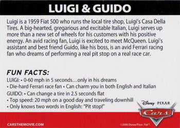 2006 Disney/Pixar Cars #8 - Luigi & Guido Card