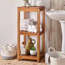 تحميل الصورة إلى عارض المعرض، Mesa 3-Tier Acacia Storage Shelf
