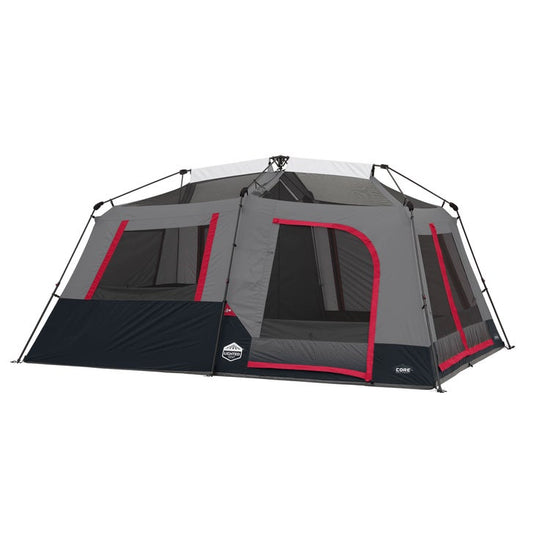 CORE 10-Person Lighted Instant Cabin Tent with Awning - image 2