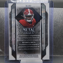 将图片加载到图库查看器,2021 Leaf Metal Draft Auto Rookie #/50 DeVonta Smith #BA-DS52 Philadelphia Eagles