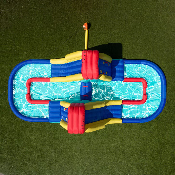 Sportspower Racetrack Inflatable Water Slide