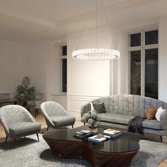 Artika Celebrity Integrated LED Pendant Light - Chrome