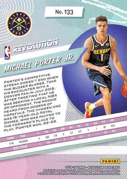 2018-19 MICHAEL PORTER JR. Panini Revolution Rookie RC #133 Denver Nuggets