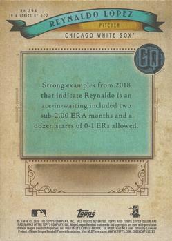 2019 Topps Gypsy Queen Purple Reynaldo Lopez #294 Chicago White Sox