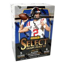 تحميل الصورة إلى عارض المعرض، بطاقات التداول NFL من Panini Select Draft Pick لعام 2022 من Blaster Box