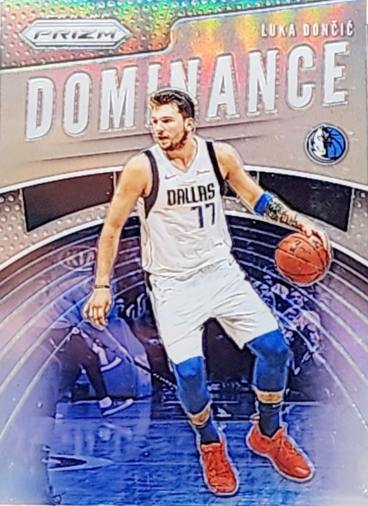 LUKA DONCIC 2019/20 PANINI PRIZM #20 SGC 8.5 DOMINANCE MAVS INSERT FG1233