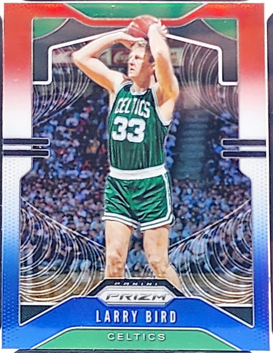 2019 Panini Prizm #16 Larry Bird Red White Blue ISA 10 Gem Mint Boston Celtics