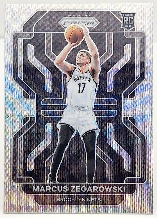 2021-2022 Panini Prizm Pulsar Marcus Zegarowski #300 Brooklyn Nets