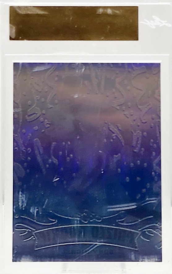 2018 Leaf Prized Rookies Sony Michel Prismatic BLUE #1 Of 1