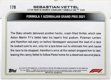 将图片加载到图库查看器,2022 Topps Chrome F1 Formula 1 #178 Sebastian Vettel Checker Flag X-Fractor