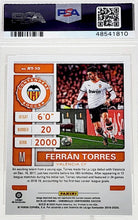 将图片加载到图库查看器,2019 Panini Chronicles Contenders Rookie Ticket #RT10 Ferran Torres PSA 10 RC