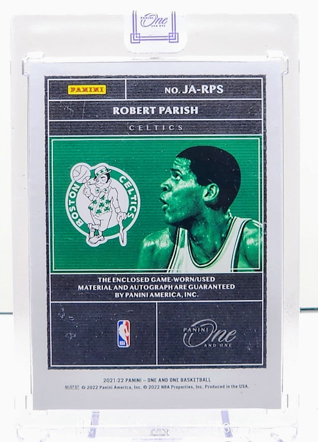 2020-21 Panini One And One Basketball Relic Auto #JA-RPS Robert Parish Card /99