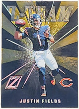 تحميل الصورة إلى عارض المعرض، جاستن فيلدز 2022 Panini Zenith Football Z-Team #ZT-12 Chicago Bears SP