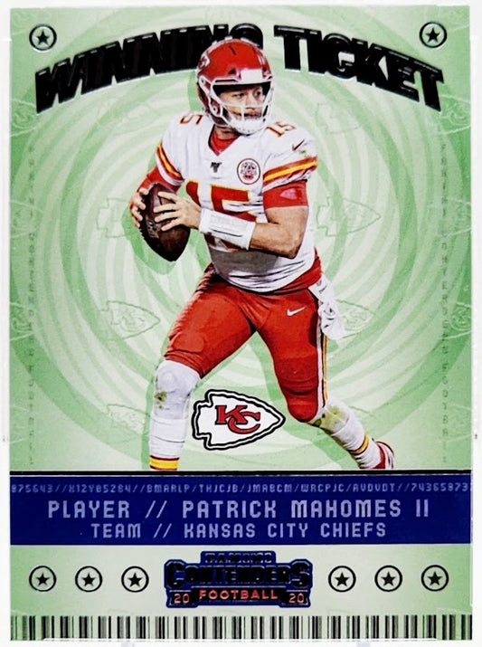 2020 Panini Contenders Optic Winning Ticket Patrick Mahomes II #WT1 Chiefs CGC GEM MINT 10