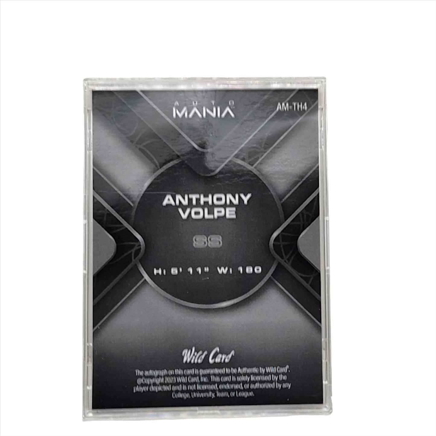 2023 Wild Card Auto Mania 23/50 Anthony Volpe #AM-TH4