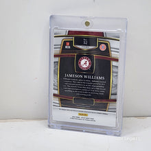 将图片加载到图库查看器,2022 Panini Select Draft Pick Purple Laser Prizm Jameson Williams RC #52 Alabama Crimson Tide