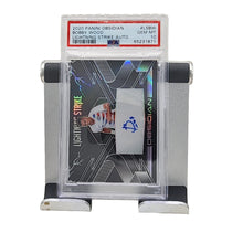 تحميل الصورة إلى عارض المعرض، 2020 Panini Obsidian Lightning Strike Auto 13/149 Bobby Wood #LSBW PSA 10 Gem Mint