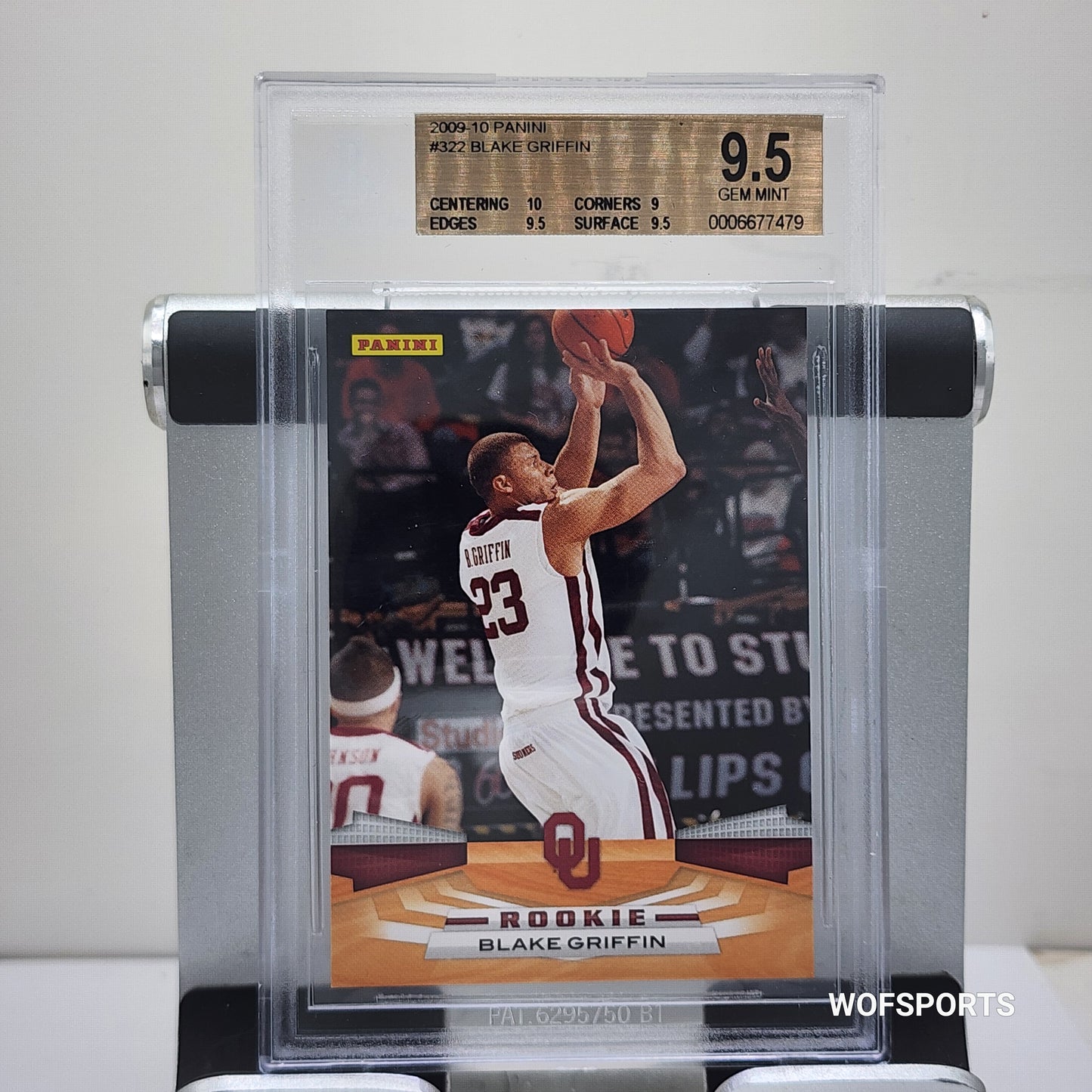 2009-10 Panini Blake Griffin Rookie #322 OU Sooners BGS 9.5