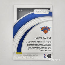 تحميل الصورة إلى عارض المعرض، 2021-22 Panini Immaculate 89/99 Julius Randle #84 NY KNICKS