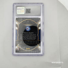 将图片加载到图库查看器,2020-21 Panini Select Red White Green Crake Ice Tyrese Maxey Rookie #81 CSG 9 Mint