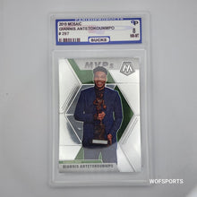 将图片加载到图库查看器,2019 Mosaic MVP GIANNIS ANTETOKOUNMPO #297 Parish 8 NM-MT