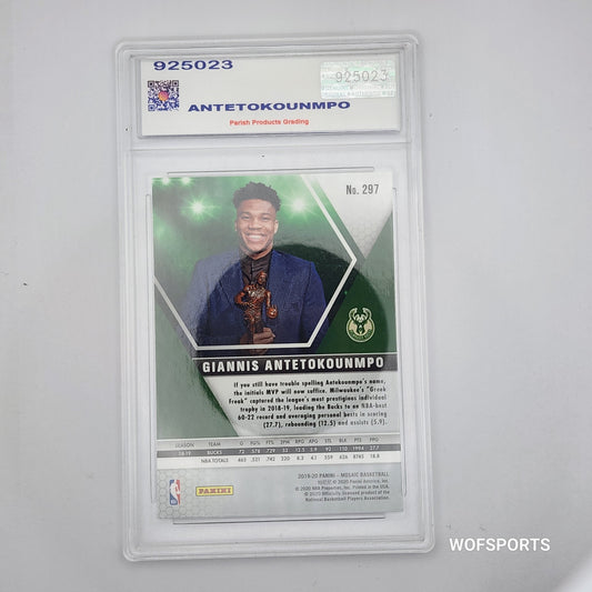 2019 Mosaic MVP GIANNIS ANTETOKOUNMPO #297 Parish 8 NM-MT