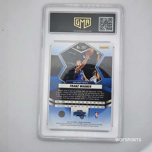 2021-22 Mosaic Debut Rookie Franz Wagner #287 GMA 10 Gem Mint