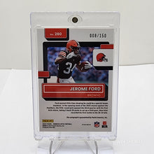 تحميل الصورة إلى عارض المعرض، 2022 Panini Donruss Optic Rated Rookies Auto 08/150 Jerome Ford #53 Cleveland Browns