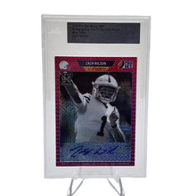 将图片加载到图库查看器,2021 Leaf Metal 1989 Auto Pre-Production Proof Mojo Pink Zach Wilson 1/1