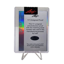 将图片加载到图库查看器,2022 Leaf Pro Set Pre-Production Proof Justyn Ross RC 1/1