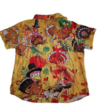 将图片加载到图库查看器,Happy Thanksgiving Turkey Shirt Women Size Large