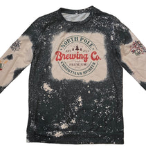 将图片加载到图库查看器,North Pole Brewing Sweater, Christmas Sweatshirt, North Pole Brewing Size M