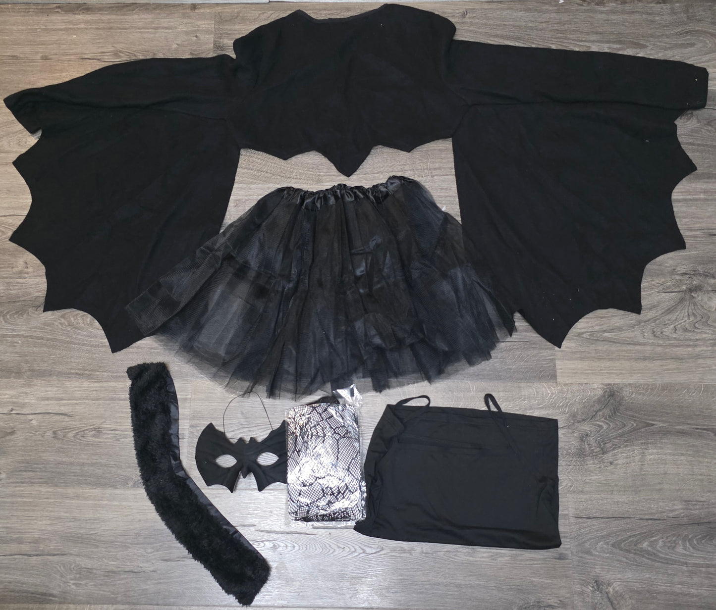 5-Piece Halloween Bat Costume Set for Women