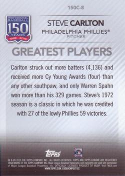 2019 Topps Chrome Update 150 Years of Professional Baseball Steve Carlton #150C-8 Philadelphia Phillies