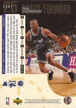 1994-95 Upper Deck Basketball Special Edition #SE65 Nick Anderson