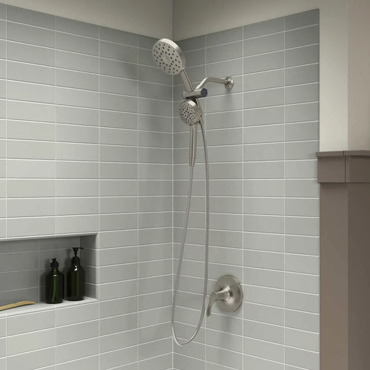 Kohler Prone 3-in-1 Multifunction Shower Head with PowerSweep Brushed Nickel