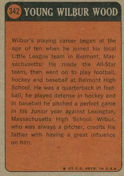2021 Topps Heritage 50th Anniversary Buybacks #342 Wilbur Wood BP Chicago White Sox