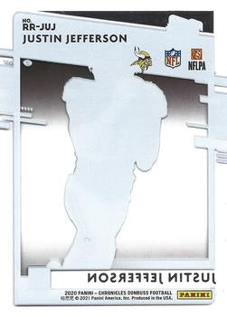 2020 Panini Chronicles Rated Rookies Clear Rookies Justin Jefferson #RR-JUJ