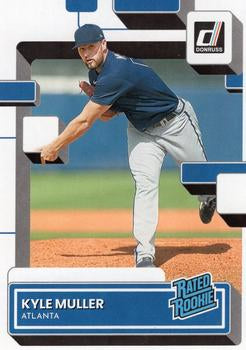 2022 Panini Donruss Kyle Muller Rated Rookies 32 Atlanta Braves