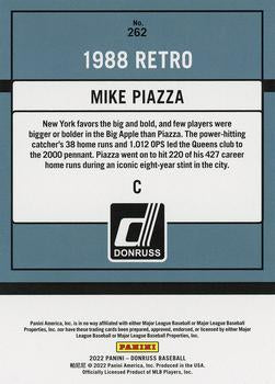 2022 Panini Donruss Retro 1988 Mike Piazza #262 New York Mets