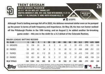 2023 Topps Trent Grisham #26 San Diego Padres