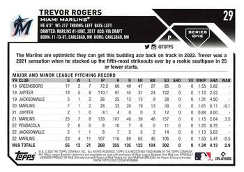 2023 Topps Trevor Rogers #29 Miami Marlins