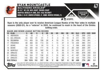 2023 Topps Ryan Mountcastle #47 Baltimore Orioles