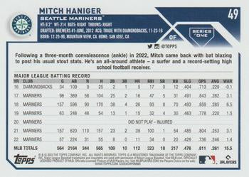 2023 Topps Mitch Haniger #49 Seattle Mariners