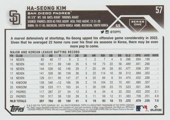 2023 Topps Ha-Seong Kim #57 San Diego Padres