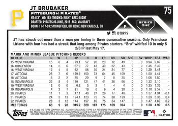 2023 Topps JT Brubaker #75 Pittsburgh Pirates