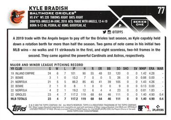 2023 Topps Kyle Bradish #77 Baltimore Orioles