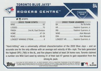 2023 Topps Toronto Blue Jays® Team Card #84 Toronto Blue Jays